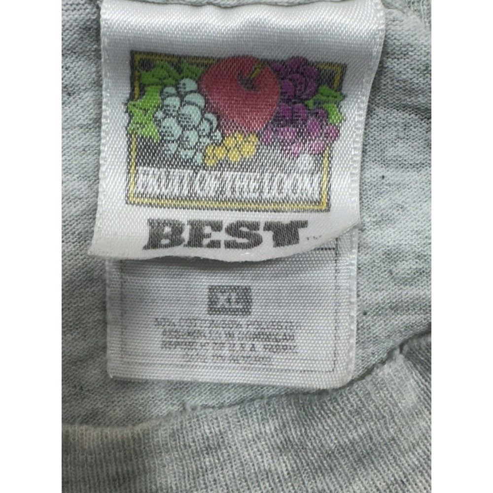 Vintage Michigan State University Gray 90s Shirt Single-Stitch Size XL Spell Out - Picture 4 of 12